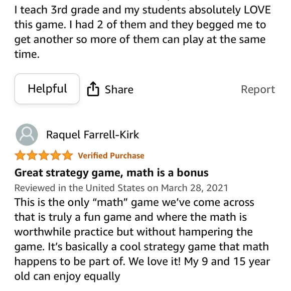 Multiplication Board Game - Multi - Joyful Math  Education Learning Kids Family - Picture 6 of 8